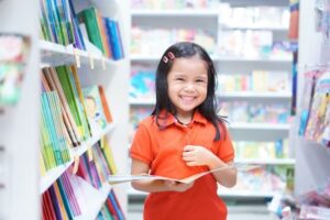 Girl in Bookstore